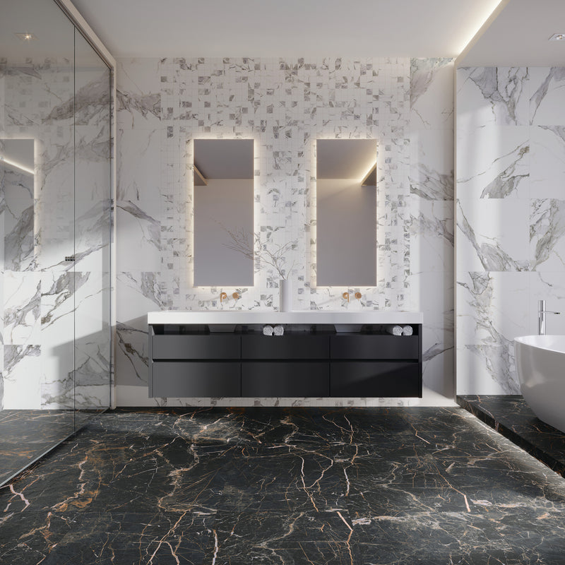 Calacatta White 48 x 96 (Matte)
