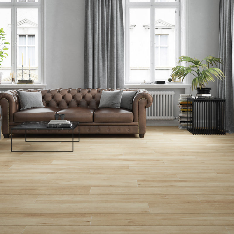 Mattina Sabbia 48 x 8 (Textured Matte)