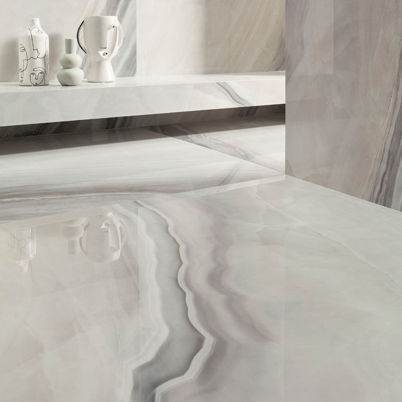 White Opal White 96 x 48 (Polished)